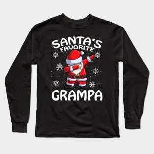 Santas Favorite Grampa Christmas Long Sleeve T-Shirt